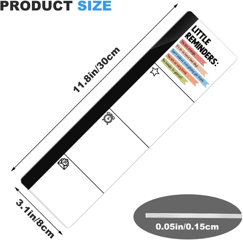 HTBIG Computer Monitor Memo Board Daily Inspirational Quotes Logo Decor Monitor Message Board Sticky Notes Office Desk Accessories for Send Family Members Office Friends and Colleagues Gifts - Image 3